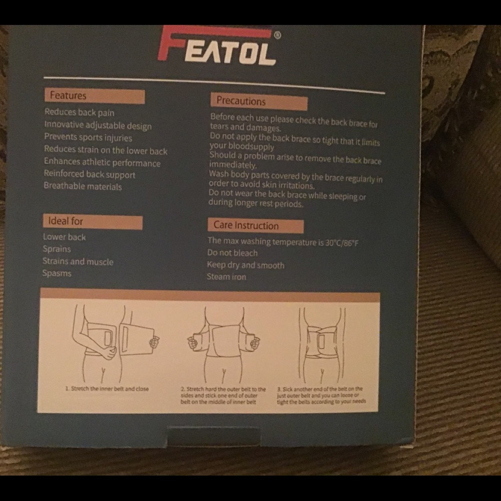 Adjustable Back Brace - image 5